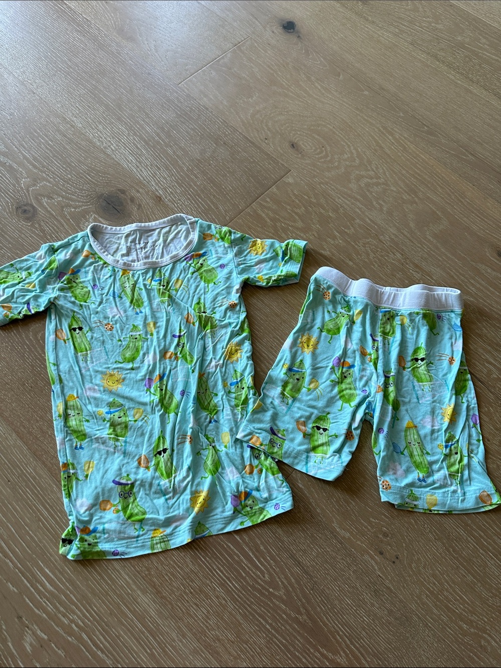 Little Sleepies Kids Pickle ball Print Pajama Set